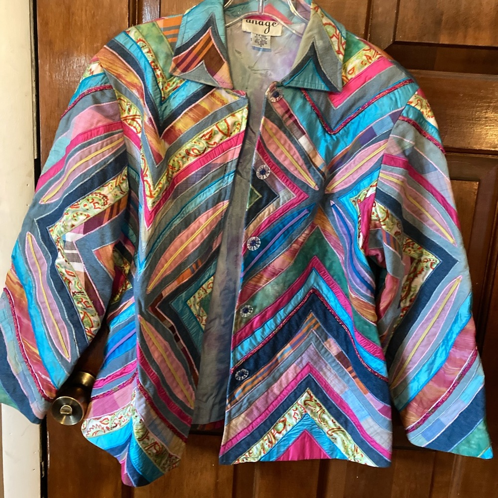 Anaheim size small colorful jacket